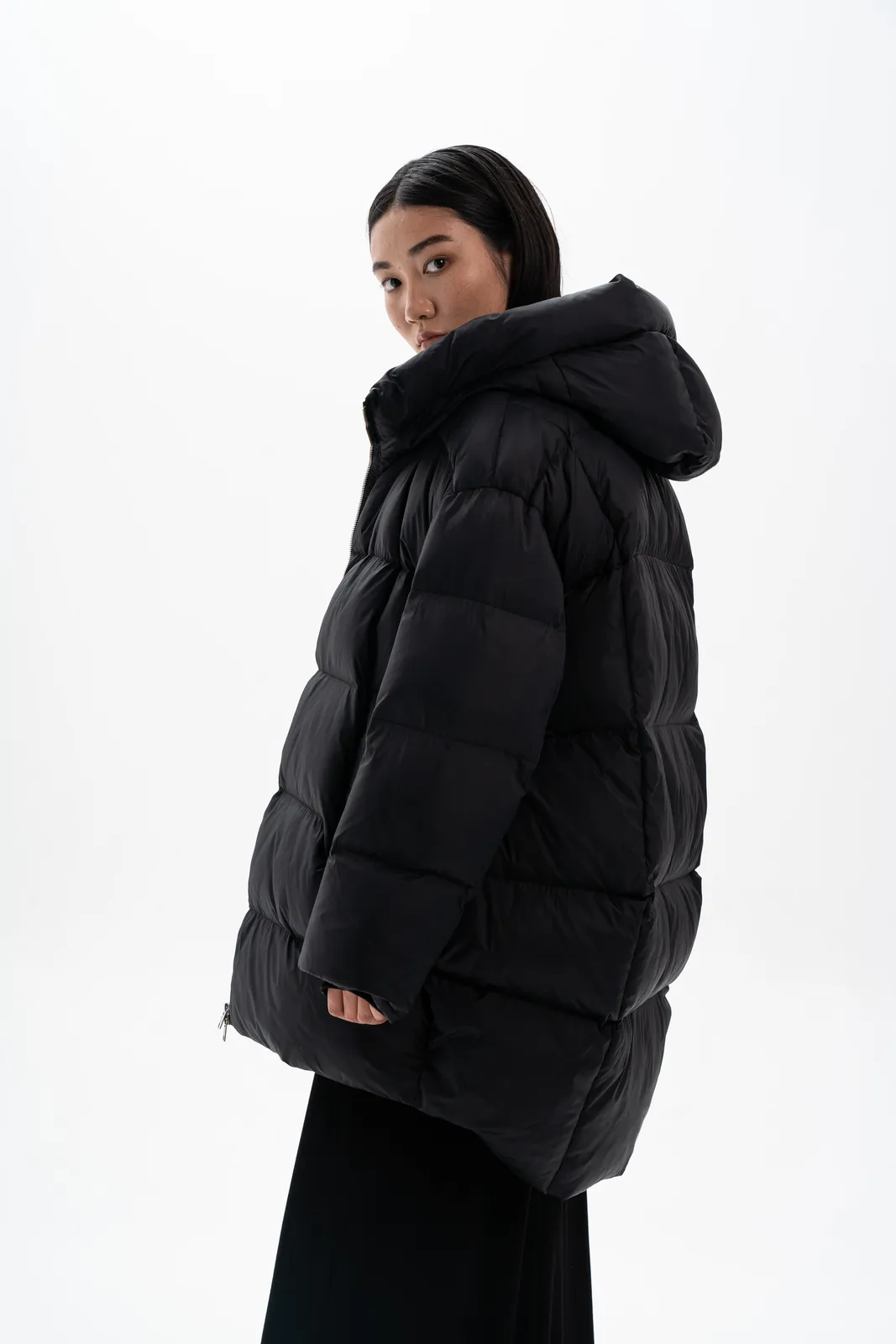 2023 - black oversized puffer