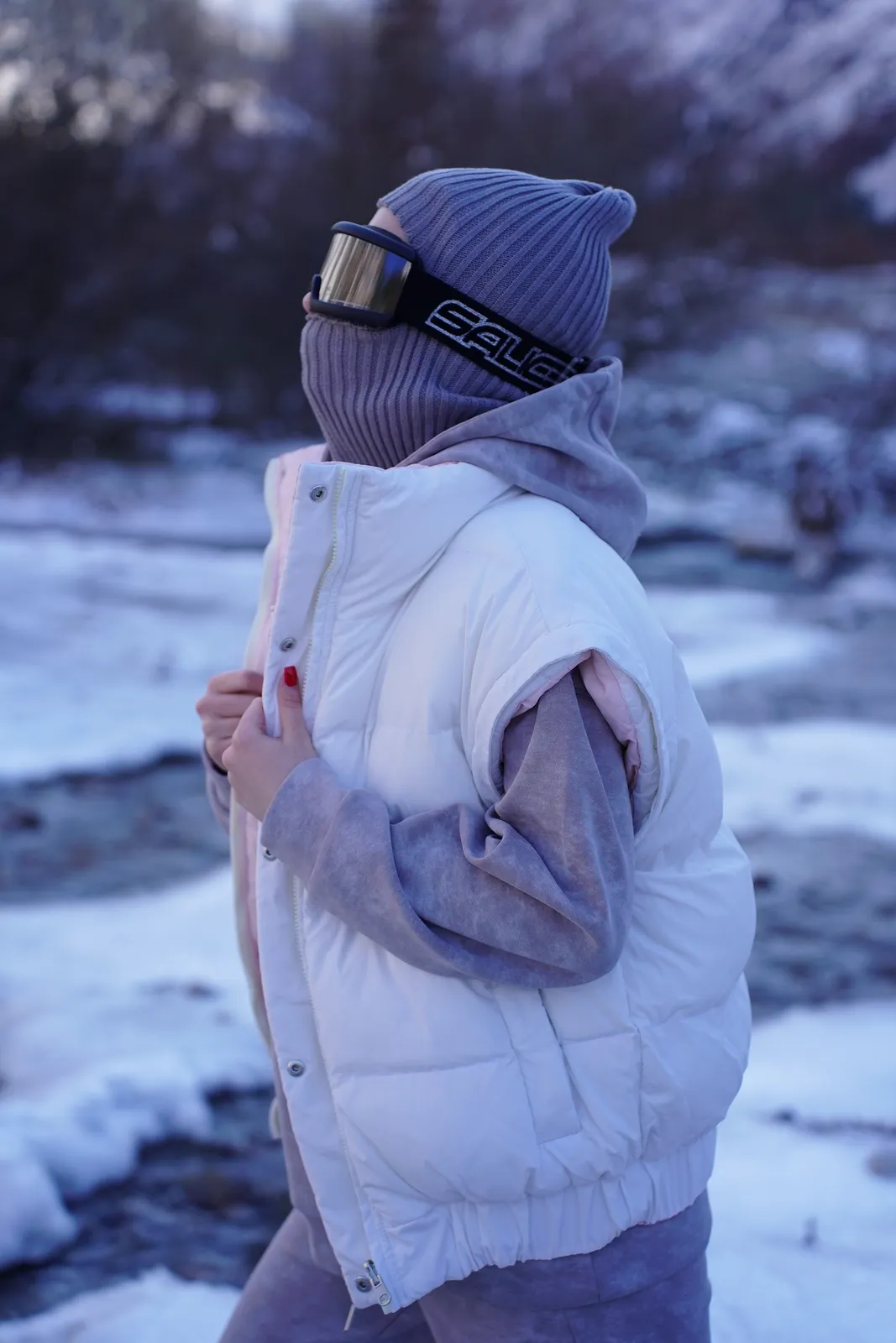 2024 - cream puffer vest