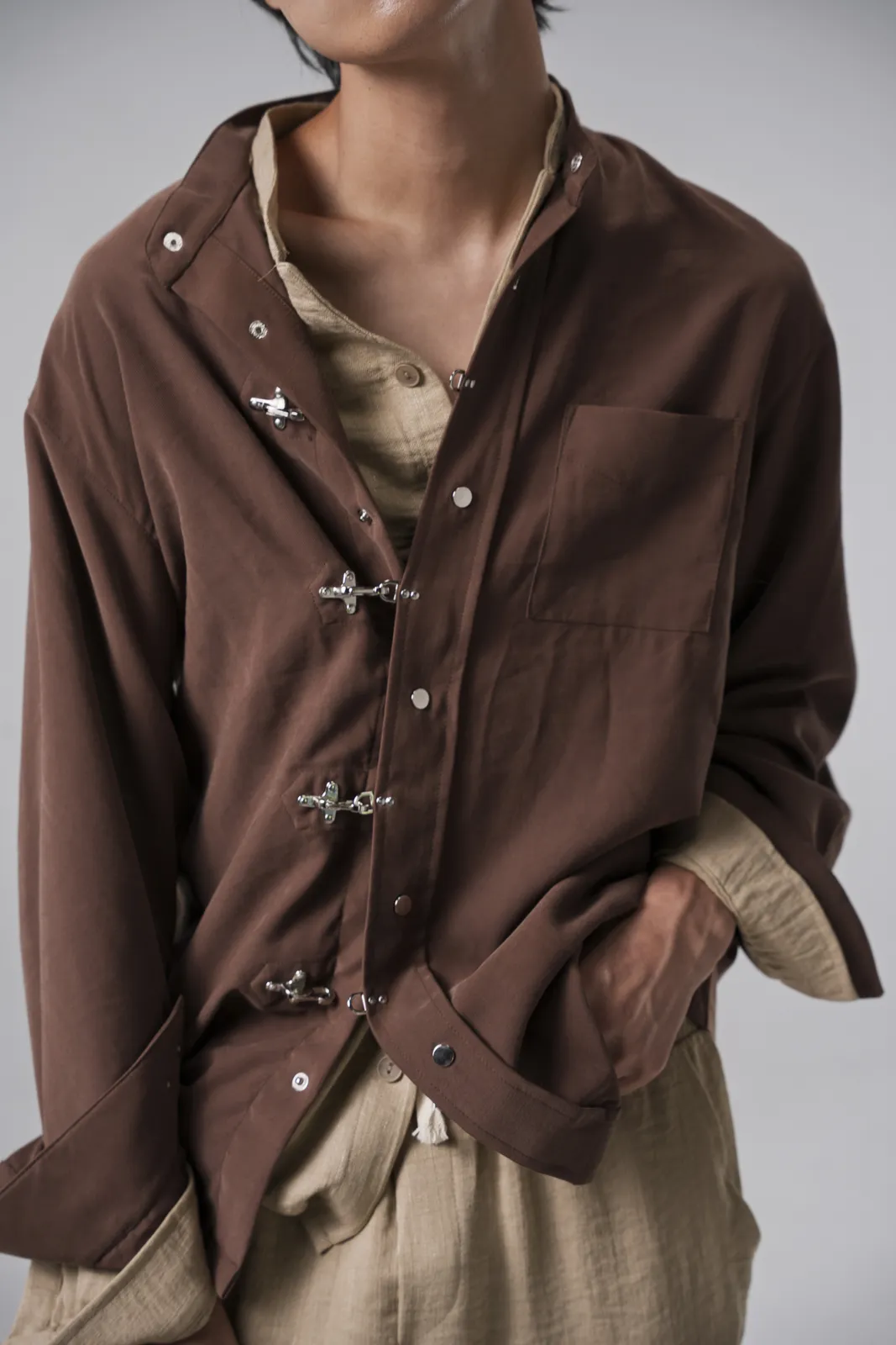 2026 - brown clasp jacket