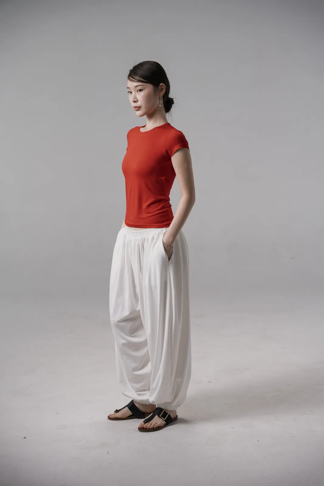 2026 - red tee, white skirt