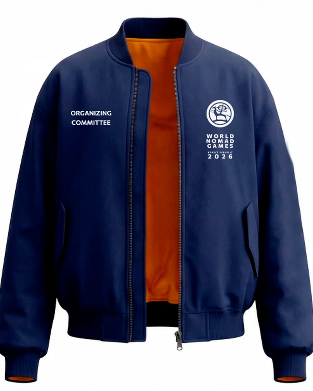 World Nomad Games 2026 organizing committee bomber jacket