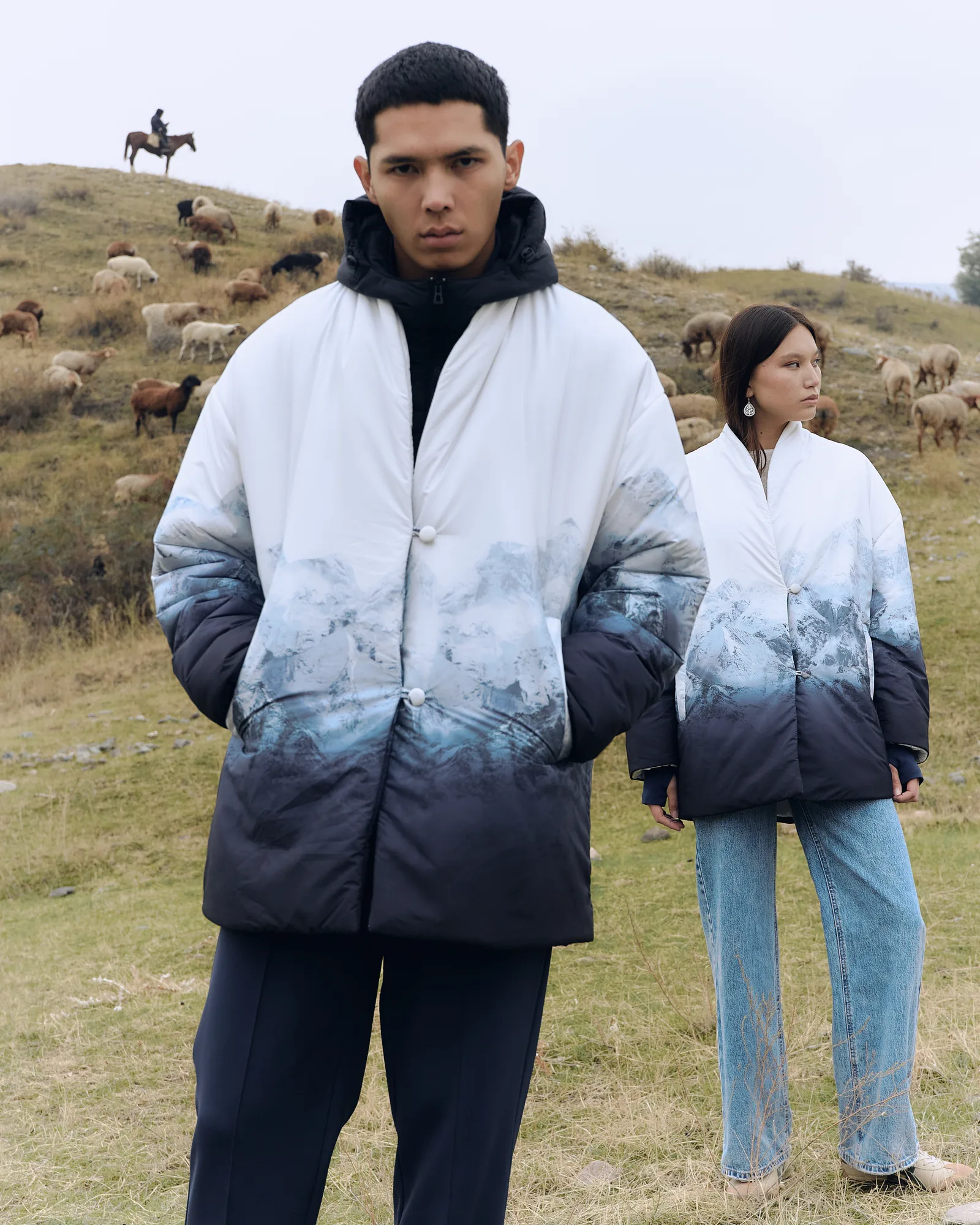 Sandyk 2025 — mountain gradient puffers in the steppe