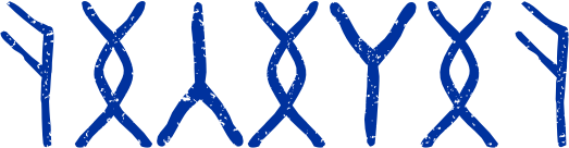 Köchmöndöry written in Orkhon runes